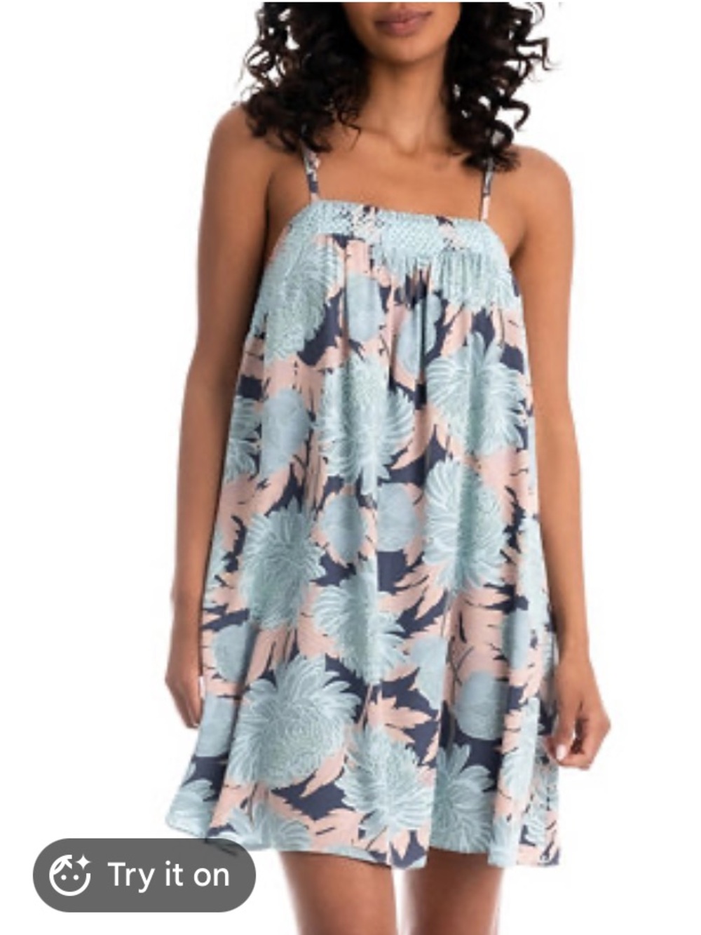 Midnight Bakery Women Smocked Chest Leucadia Chemise | S